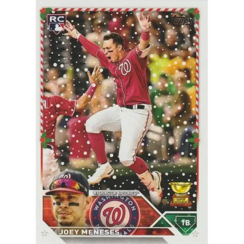 2023 Topps Holiday Joey Meneses ASR, RC H80 Washington Nationals